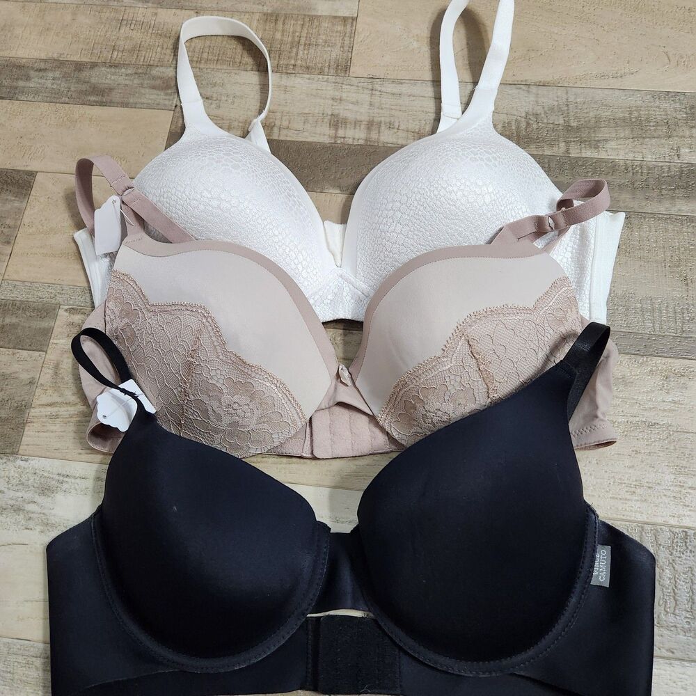 Bra Lot 38C Mixed Brand Bundle Warners Maidenform Vince Camuto 3 Pack